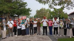 Plt Bupati Lampung Tengah Sosialisasikan Sertifikat Halal UMKM di Car Free Day Tugu Canang