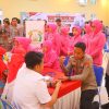 Sambut Hari Bhayangkara ke-80, Polres Lampung Tengah Gelar Bakti Kesehatan dan Donor Darah