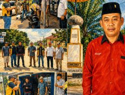 Anggota DPRD Kabupaten Lampung Tengah dan Camat Pubian Chairulloh, S.Sos Dampingi Pengukuran Ulang Ruas Jalan Negeri Kepayungan–Payung Batu
