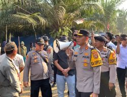 Polisi Perkuat Pengamanan Pasca Perusakan dan Pembakaran PT BSA, Kapolres Lampung Tengah Imbau Massa Tetap Tenang