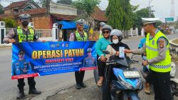 Ops Patuh Krakatau 2026, Satlantas Polres Lampung Tengah Edukasi Pengguna Jalan Tentang Tertib Berlalu Lintas